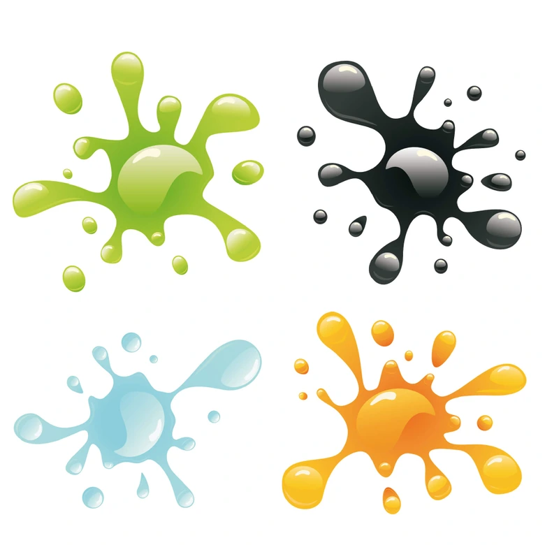 Splashes of Paint Wall sticker 
