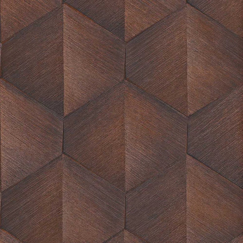 papier peint 3D, papier peint à motifs Fashion for Walls 4 de Guido Maria Kretschmer bronze 