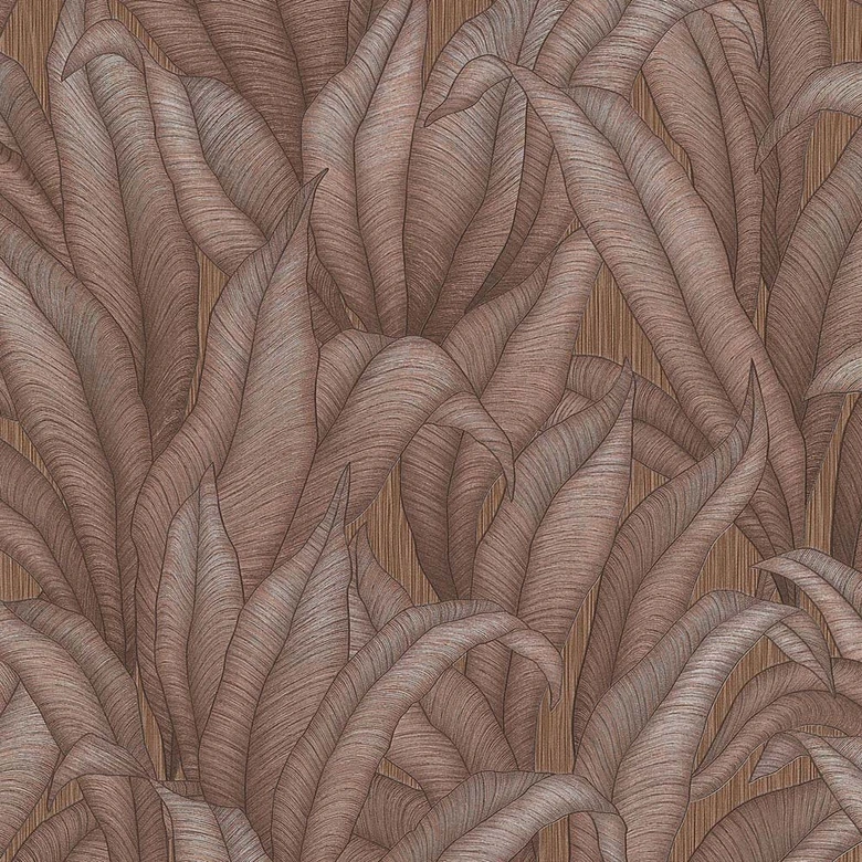 Tapet med vinstockar, tapet med blad Fashion for Walls 4 av Guido Maria Kretschmer brons 