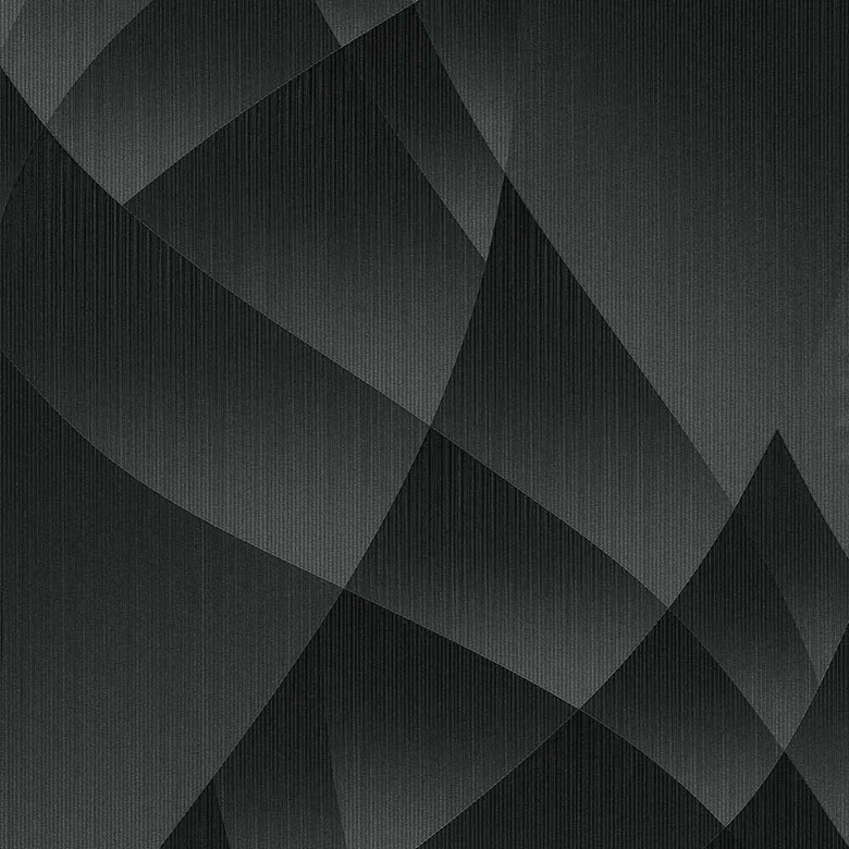 3D Tapete, geometrische Tapete Fashion for Walls 4 von Guido Maria Kretschmer schwarz 