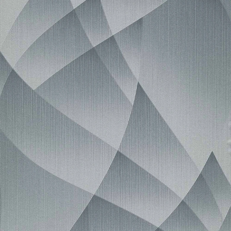 3D Tapete, geometrische Tapete Fashion for Walls 4 von Guido Maria Kretschmer silber 