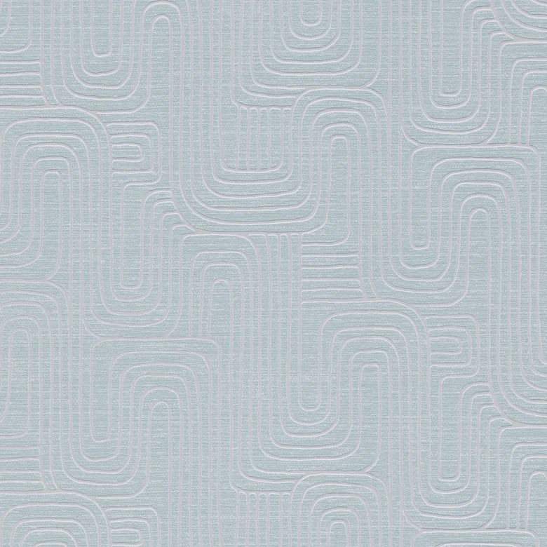 Grafisk tapet Opus grön 