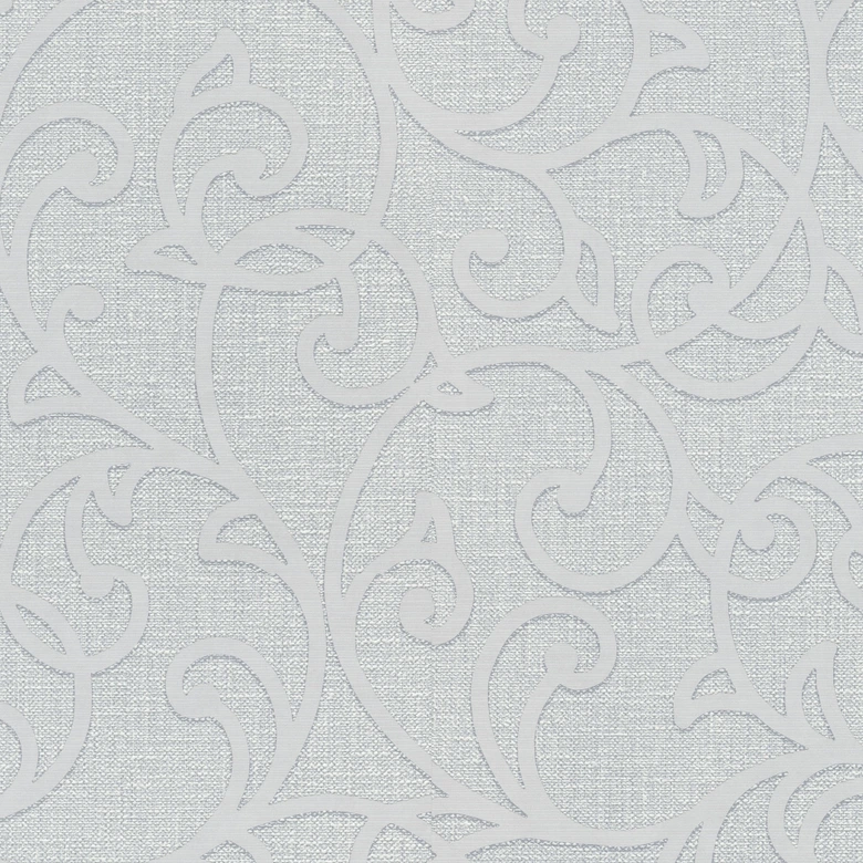 Ornamenttapete Opus grau 