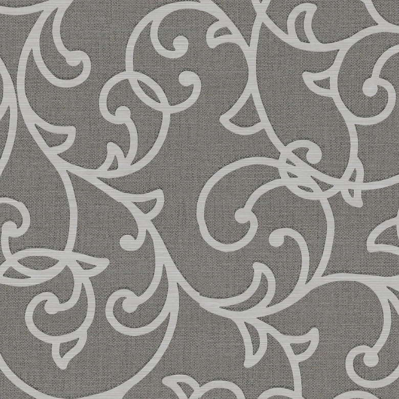 Ornamenttapete Opus braun 