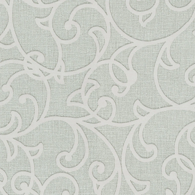 Ornamenttapete Opus grün 