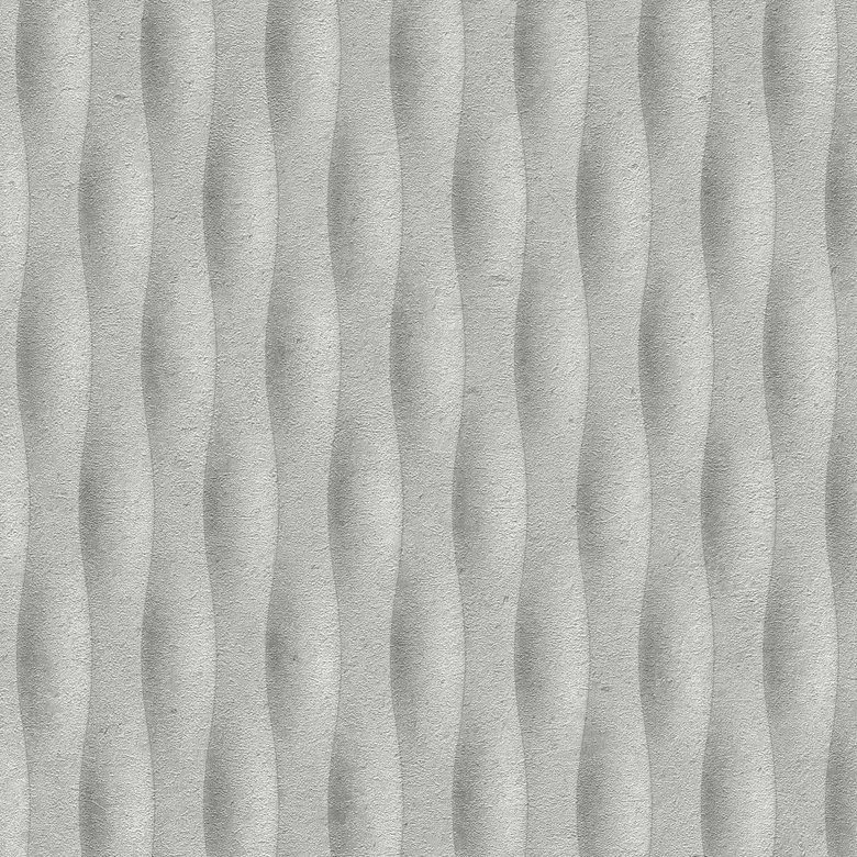 Guido Maria Kretschmer Papier peint graphique Concrete Illusion Fashion for Walls 5 gris clair 