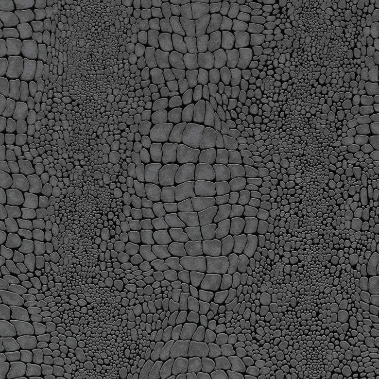 Vliestapete, Grafiktapete Cameo schwarz 