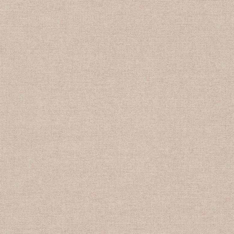 Vlies Tapete Uni Rosé Beige mit feiner Leinenstruktur dezent modern und elegant 