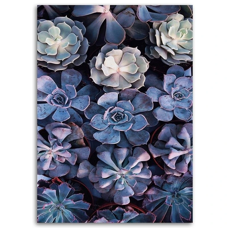 Canvasbillede, Shabby Chic blomster 