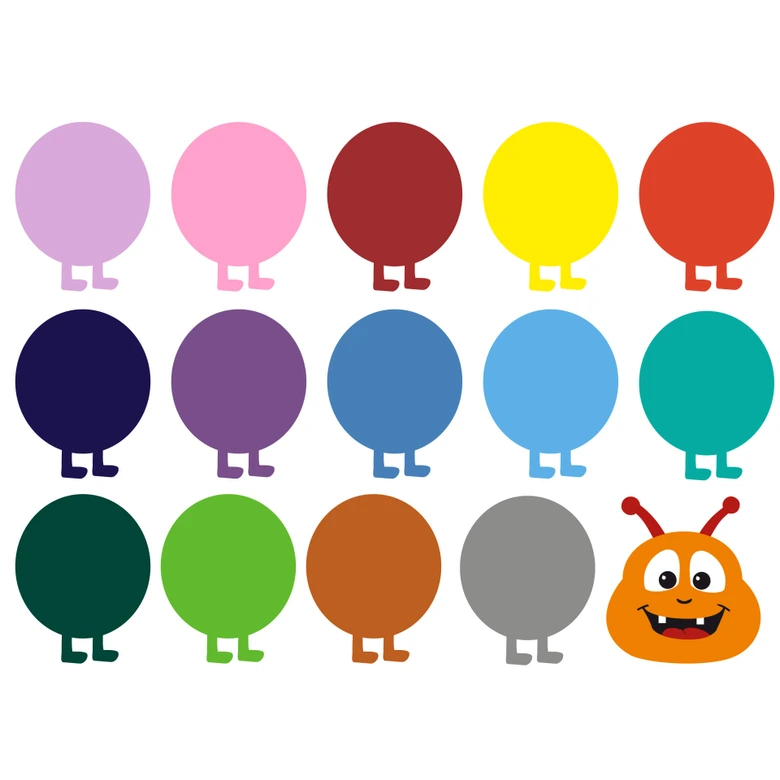 Colourful Caterpillar Wall sticker 