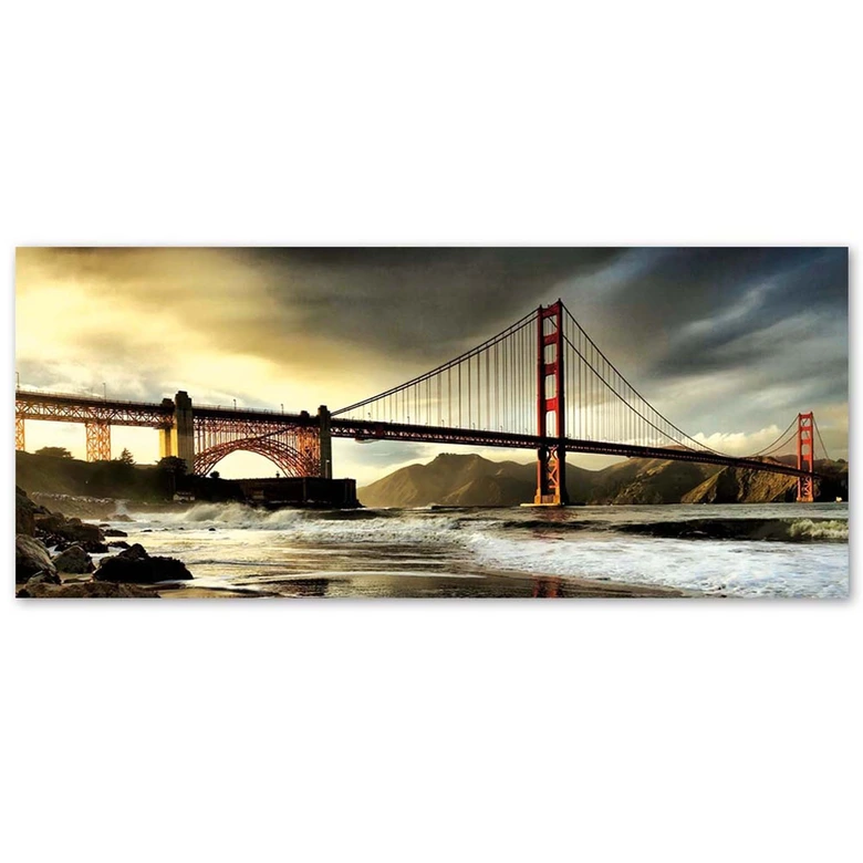 Canvasbillede, Udsigt over Brooklyn Bridge 