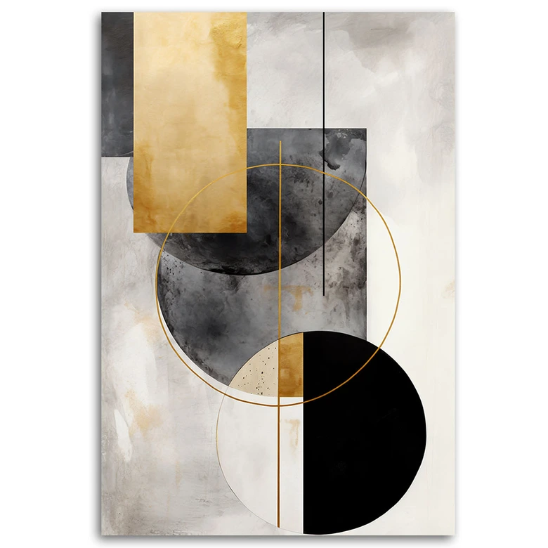 Leinwandbild, Geometrischer Minimalismus 