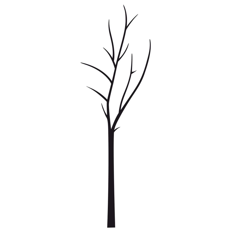 Wandtattoo Ahornbaum (2-farbig) 