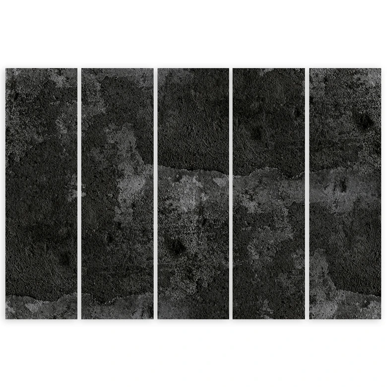 Leinwandbild 5 teilig, Alte Betonwand 