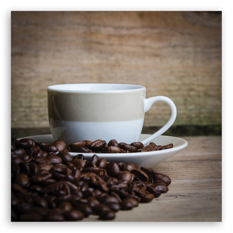 Leinwandbild, Tasse Kaffee 