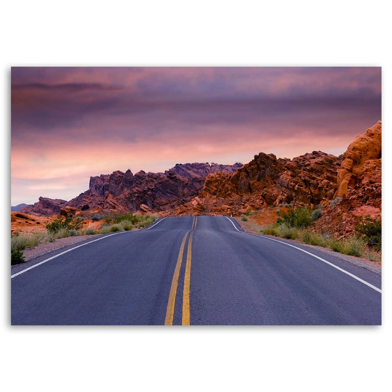 Leinwandbild, Route 66 