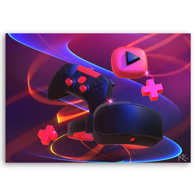 Leinwandbild, Für den Spieler einstellen 
