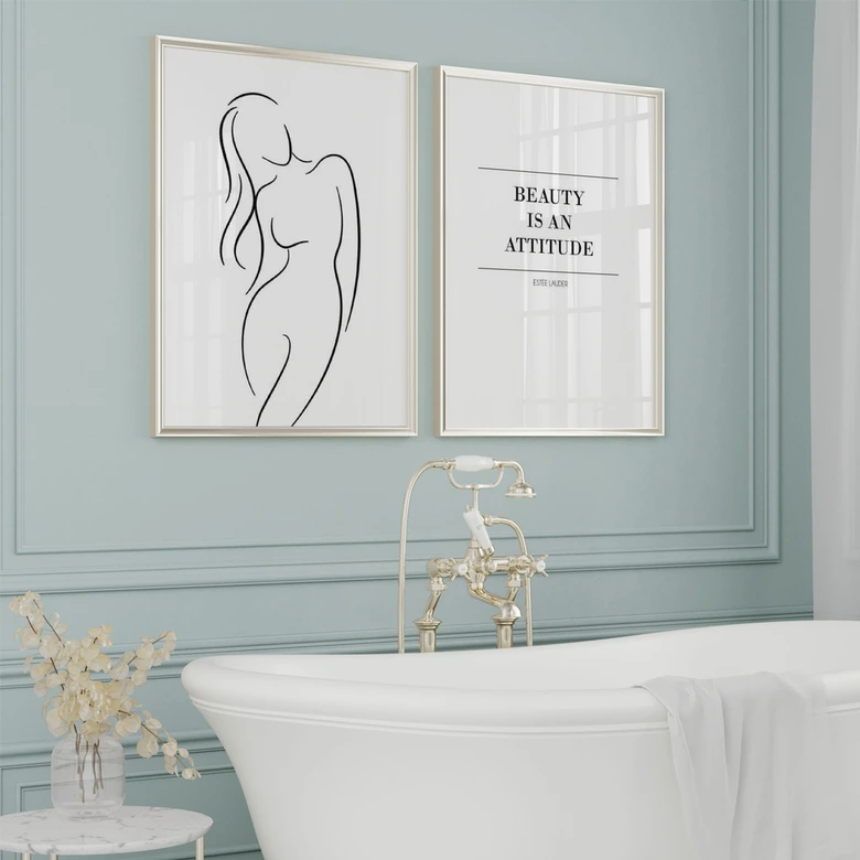 Poster Beauty is an attitude 