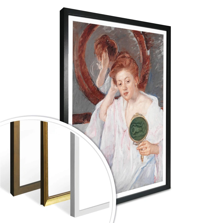 Poster - Cassatt - Denise am Kosmetiktisch 