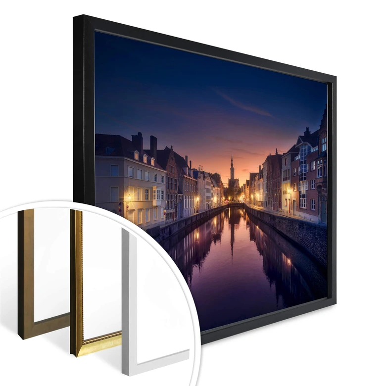 Poster García - Sunset in Brugge 