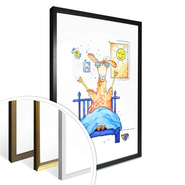 Poster Hagenmeyer - Good Morning Lama 