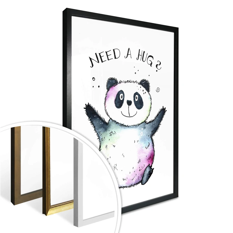 Plakat Hagenmeyer - Szczęśliwa panda 