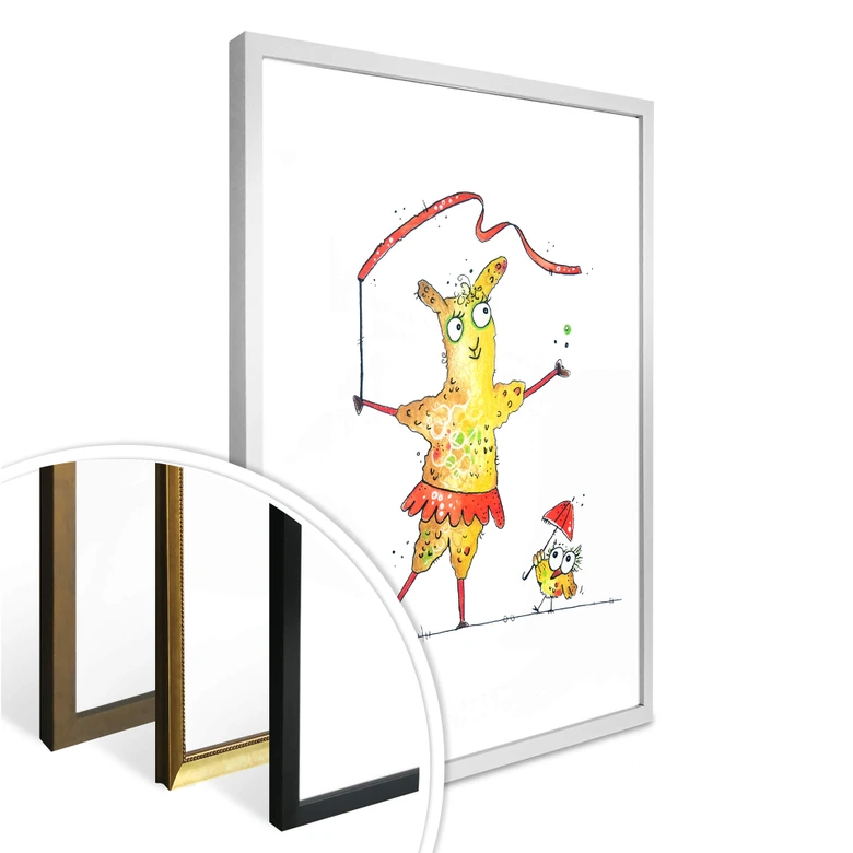 Poster Hagenmeyer - Dansende Lama 