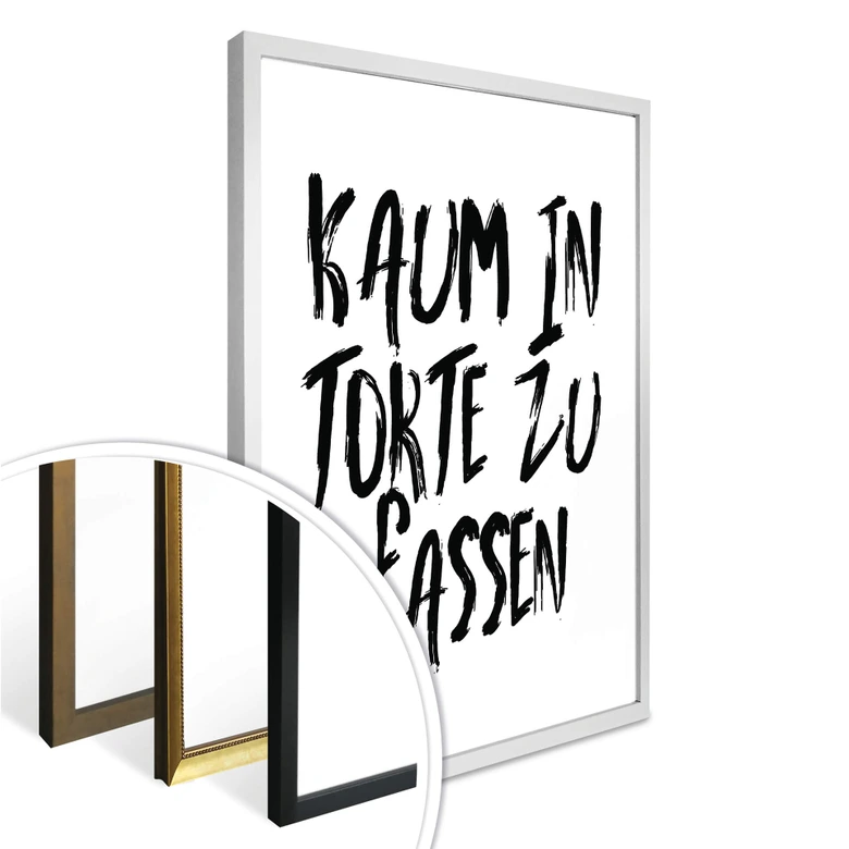 Poster - Kaum in Torte zu fassen 