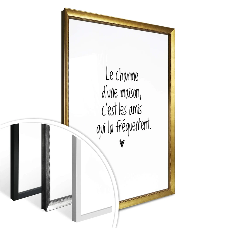 Poster - Le charme d'une maison 