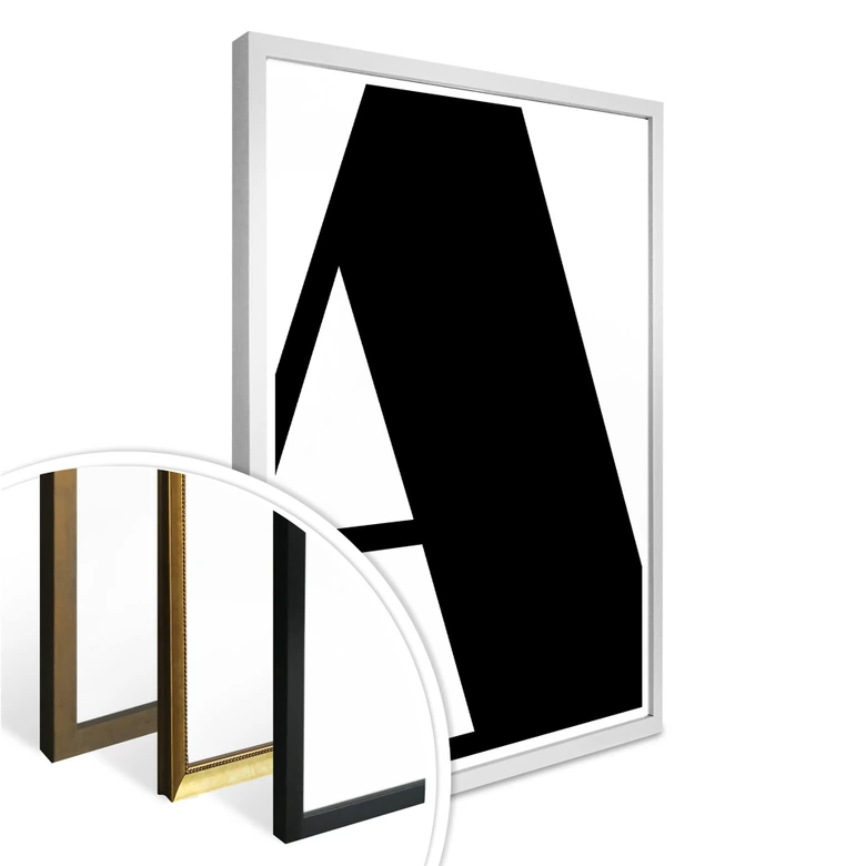 Poster Letter A 