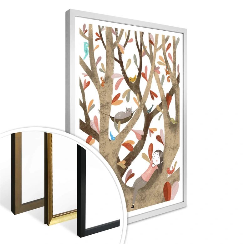 Poster Loske - Im Baum 02 