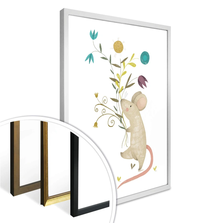 Poster Loske - Kleine Maus 