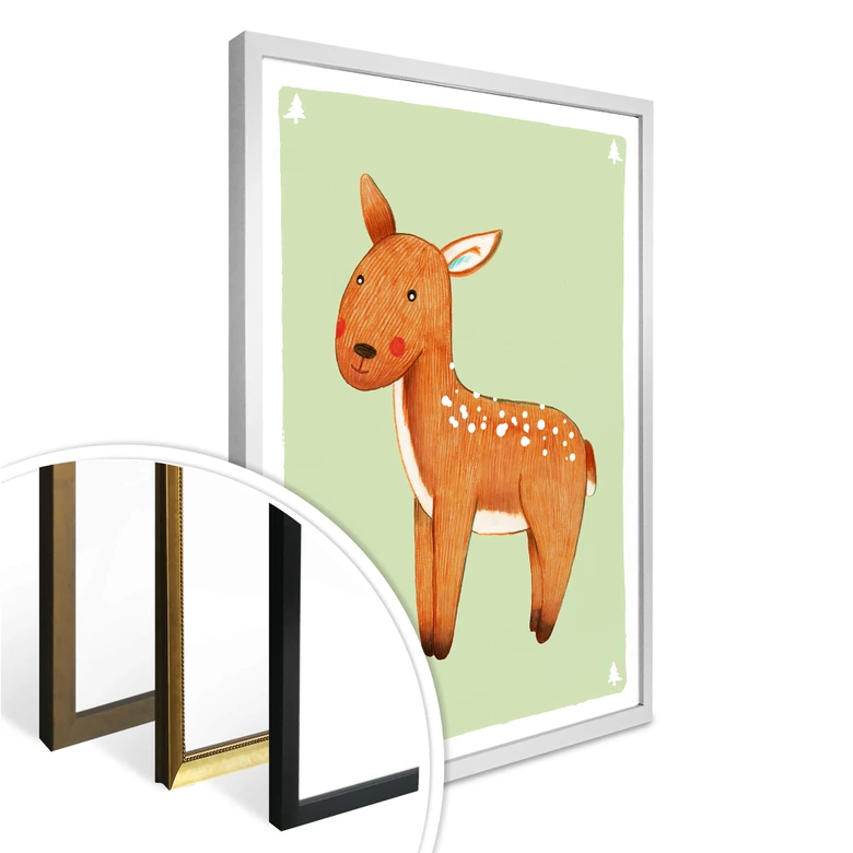 Poster Loske - Hjort 