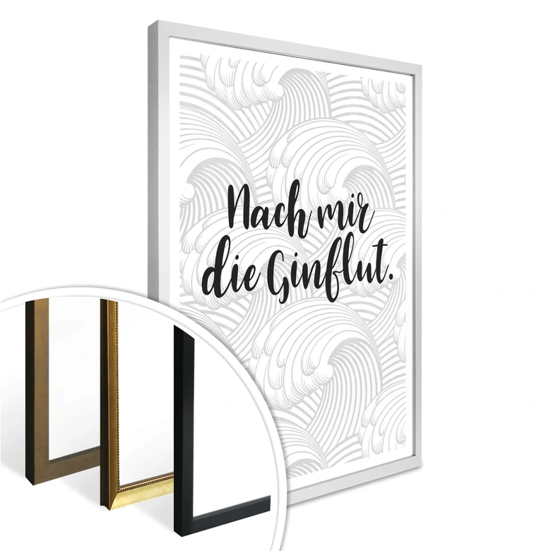 Poster - Nach mir die Ginflut 
