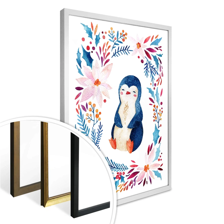 Plakat Słodki Pingwin 