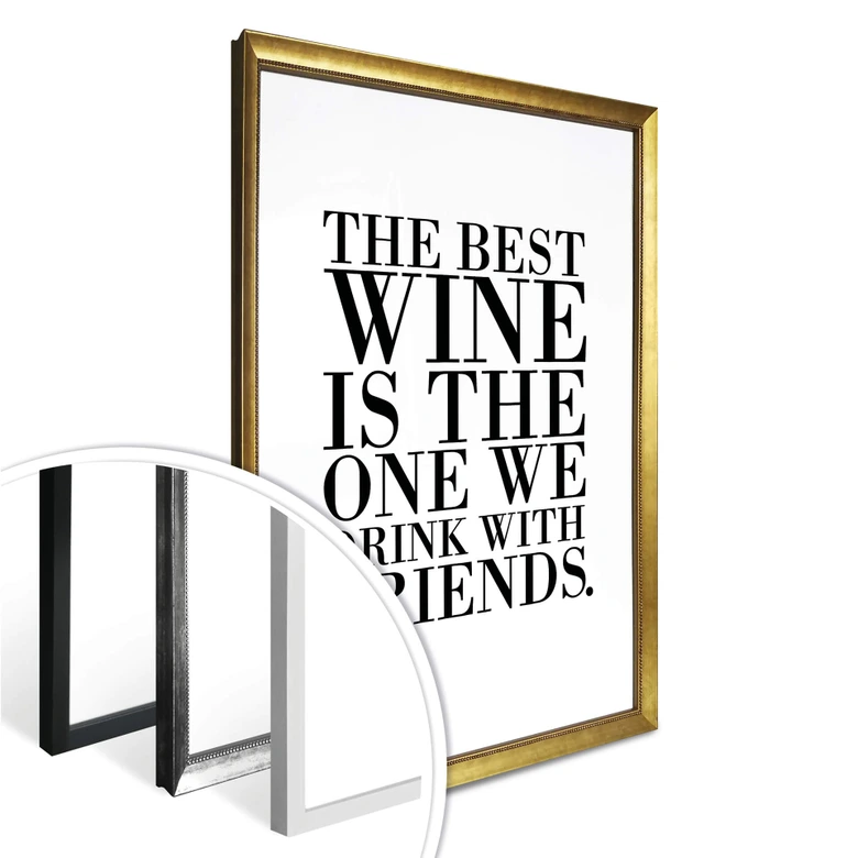 Poster - The best wine 