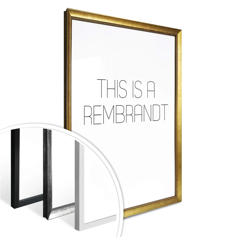 Poster This is a Rembrandt 