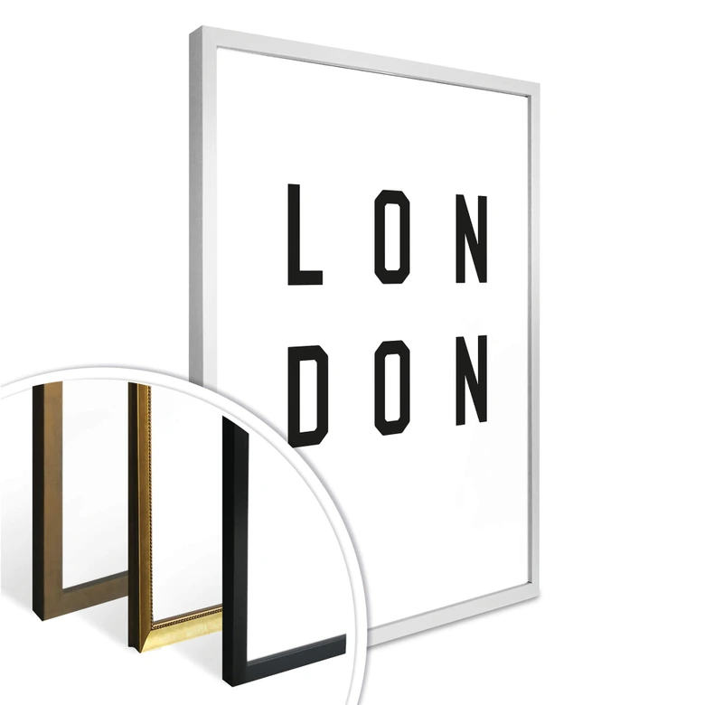 Poster - Typographie London 