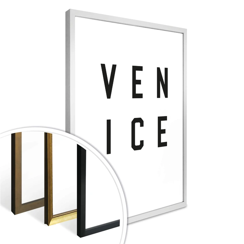 Poster - Typographie Venice 