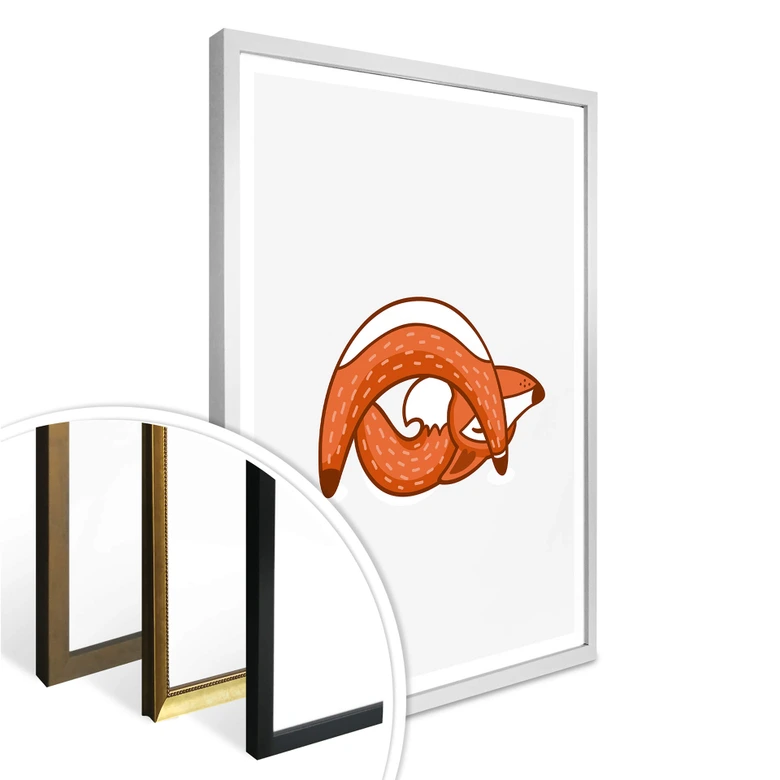 Póster - Yoga Fox 06  