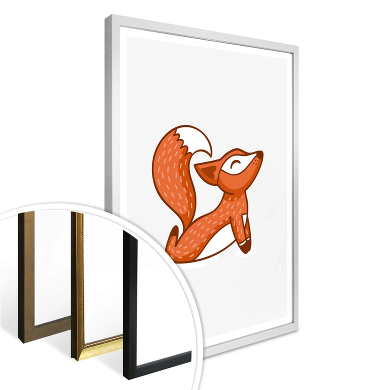 Póster - Yoga Fox 08 