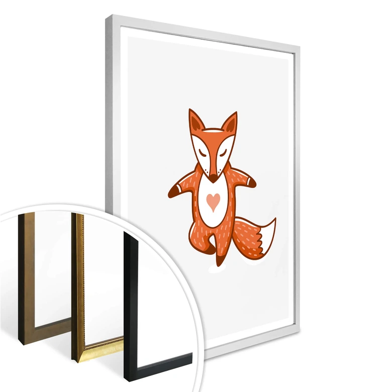 Plakat - Yoga-Fox 09 