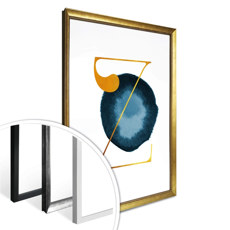 Poster – Een Gouden letter Z 