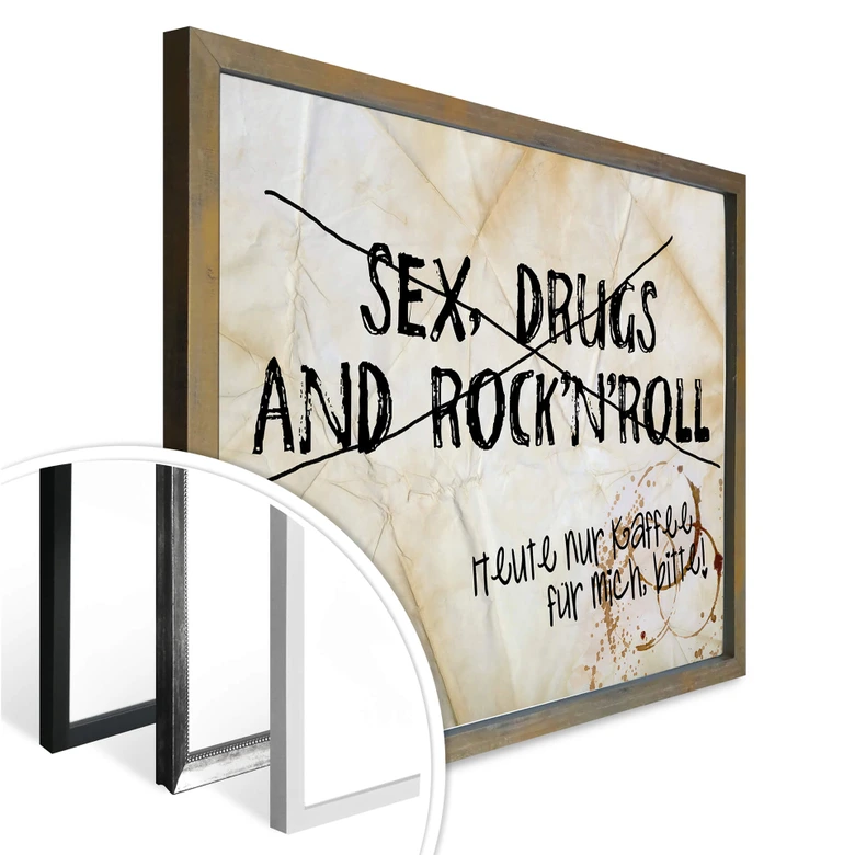 Poster Heute nur Kaffee für mich bitte! 