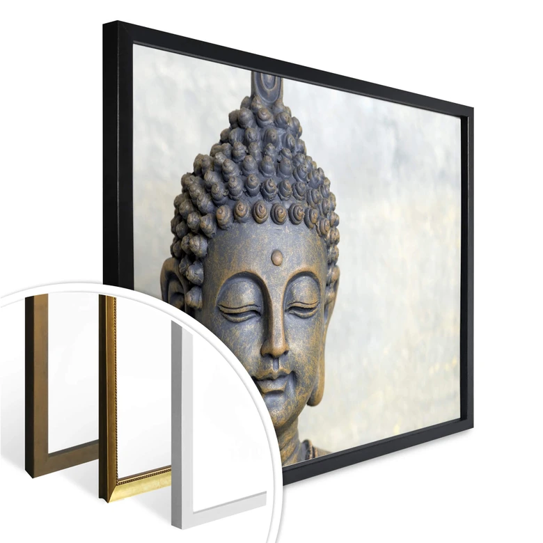 Poster Buddha face 