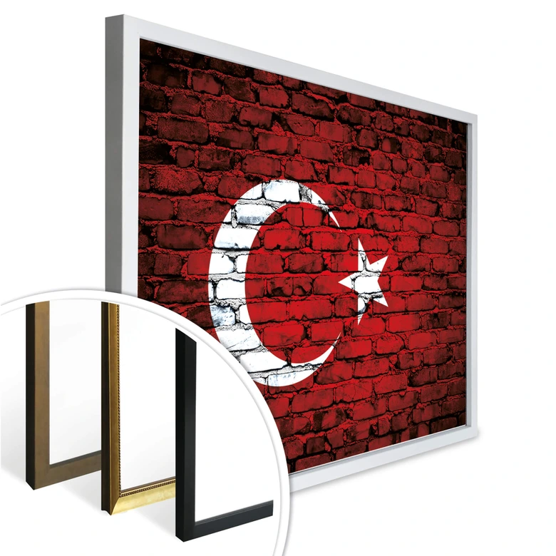 Poster Türkische Flagge 