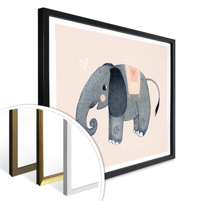 Poster Loske - Olifant 