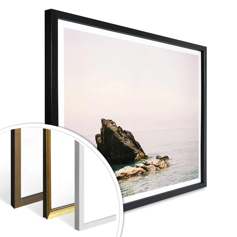 Poster Felsen im Meer 