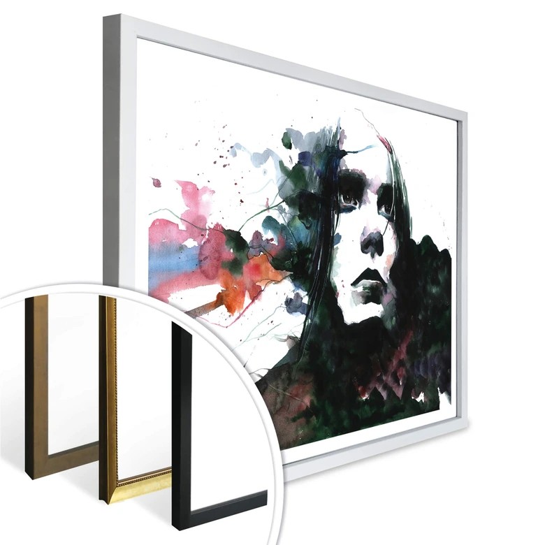 Poster Watercolour Face 01 