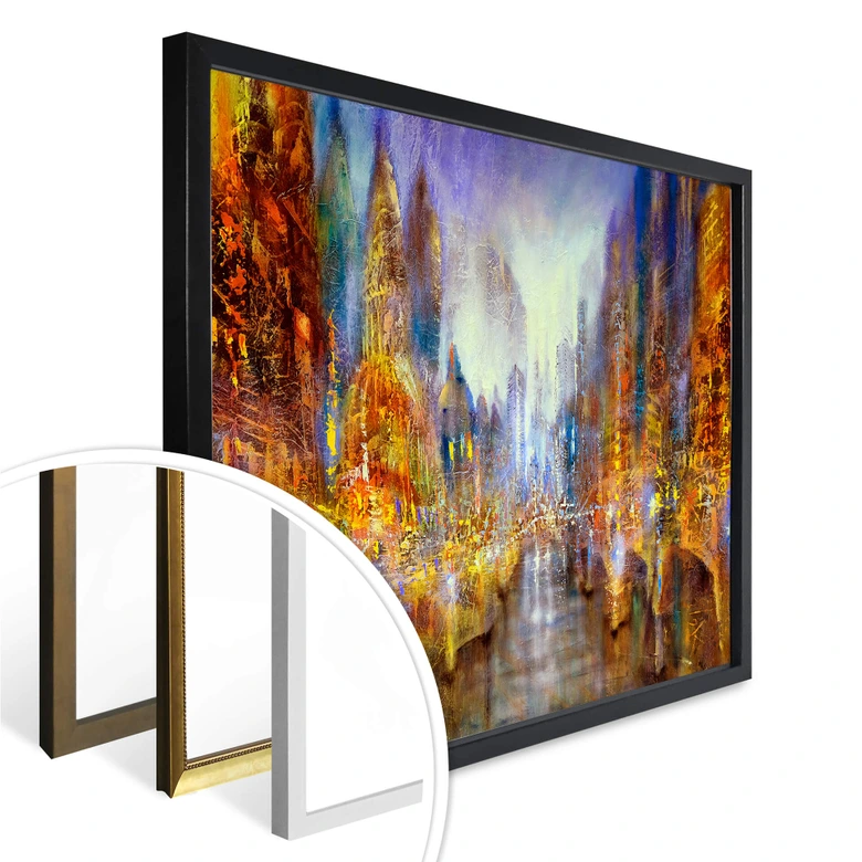 Plakat Schmucker - Miasto świateł 